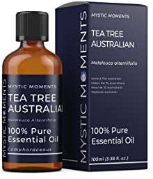 Mystic Moments TEA TEE Olio essenziale australiano 100 ml olio puro e naturale per diffusori, aromaterapia e massaggio miscele senza OGM vegano