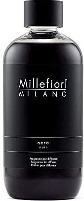 Millefiori Milano Ricarica per diffusore di fragranza per Ambienti   Nero   250 ml di fragranza