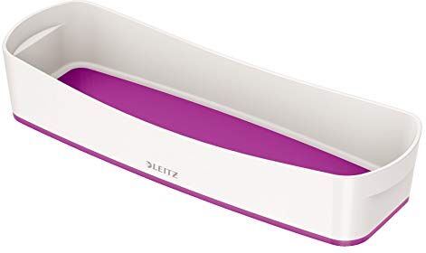 Leitz MyBox WOW Vassoio Organizer, per La Scrivania o Per Organizzare i Cassetti, Bianco e Viola,