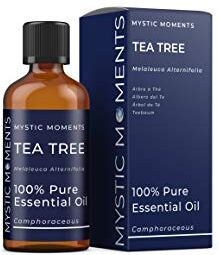 Mystic Moments Olio essenziale per alberi da tè 100 ml olio puro e naturale per diffusori, aromaterapia e massaggio miscele senza OGM vegano