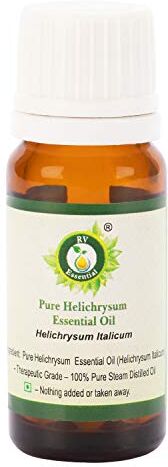 R V Essential Olio essenziale helichrysum puro- 5ml (0.169oz) Helichrysum Italicum (100% Puro e Naturale Steam Distilled) Pure Helichrysum Essential Oil