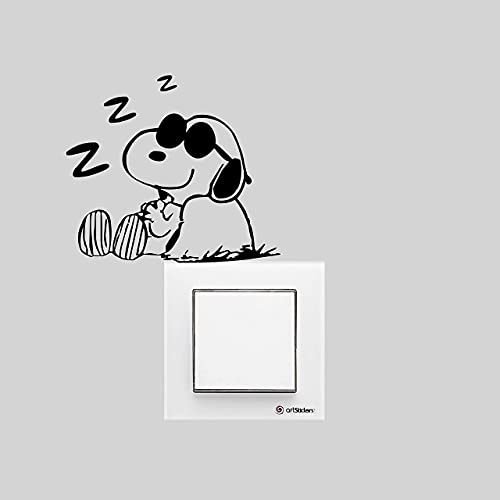 Artstickers ® Adesivo decorativo in vinile Snoopy Zzz Sleepy (20 colori a scelta) + adesivo Free spilarts®