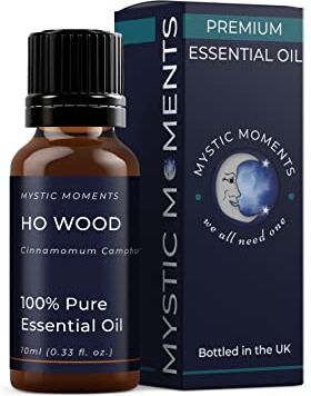 Mystic Moments Ho olio essenziale in legno 10 ml olio puro e naturale per diffusori, aromaterapia e massaggio miscele senza OGM vegano