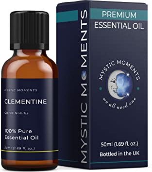 Mystic Moments Olio essenziale di clementina 50 ml olio puro e naturale per diffusori, aromaterapia e massaggio miscele senza OGM vegano