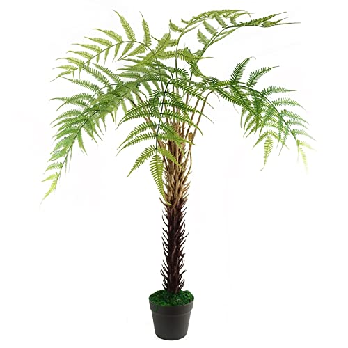 Leaf Design piante artificiali tropicali, felce alta, 120 cm