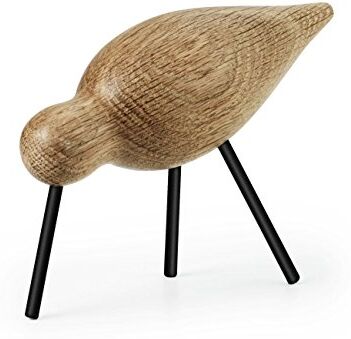 Normann Copenhagen , Uccello in legno di quercia e acciaio, 11 x 15 x 5,5 cm