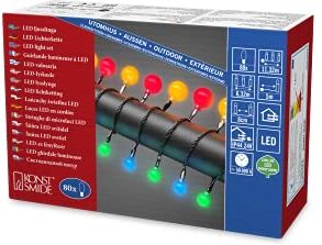 Konstsmide LED Lichterkette, plastico, Nero