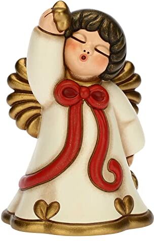 THUN Angelo Limited Edition del Natale 2021 Piccolo Ceramica Linea Sweet Christmas Living, Arredare la Casa 8,2x7,7x11 cm h