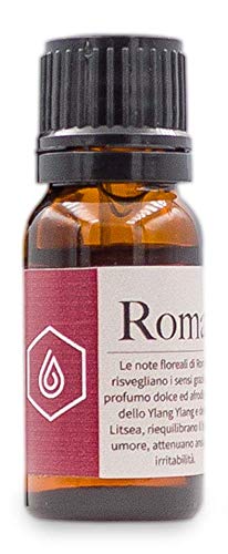 SensoPuro Olio essenziale purificante Roma 10 ml – Essenza profumata per diffusori con verbena e geranio