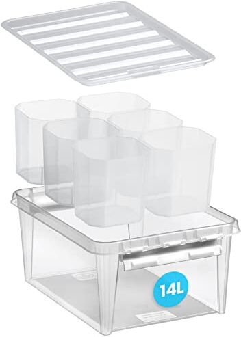 SmartStore Classic 15 Scatola con 6 inserti Bianco