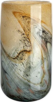 ART Vaso decorativo, decorazione moderna, realizzato a mano, altezza 35,5 cm