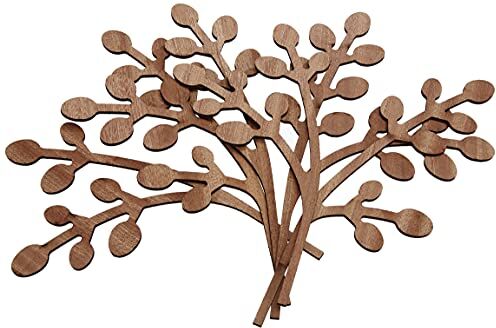 Alessi The Five Season  Foglie per Diffusore di Fragranze, Legno di Mogano, Brrr