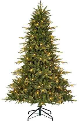 Black Box Trees Boyle Albero di Natale artificiale con illuminazione a LED H215 x Ø142 cm Verde