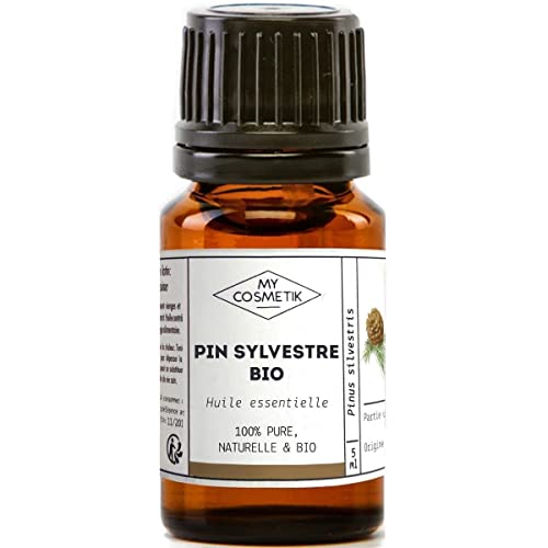 MY COSMETIK Olio essenziale di pino silvestre Organico Biologico 100% puro e naturale  10 ml