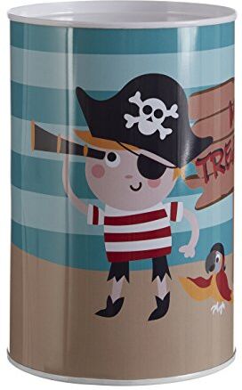 PREMIER Housewares  Pirate Money, Latta, multicolore, 10 x 10 x 15 cm