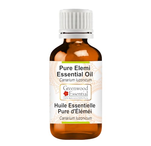 Greenwood Essential Puro Olio Essenziale di Elemi (Canarium luzonicum) Distillato a Vapore di Grado Terapeutico Naturale 100ml (3,38oz)