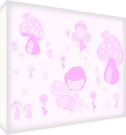 ART Fairyland Blocco decorativo in acrilico trasparente lucido come un diamante, 14,8 x 10,5 x 2 cm, colore: Rosa chiaro