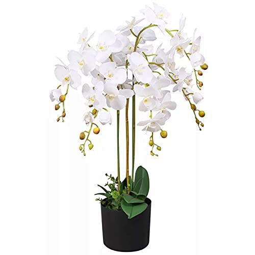 Leaf Foglia Design UK realistico orchidea artificiale in vaso