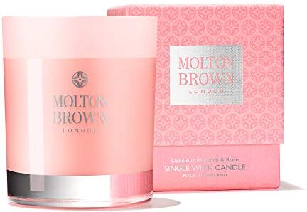 Molton Brown DELICIOUS RHUBARB & ROSE SINGLE WICK CANDLE