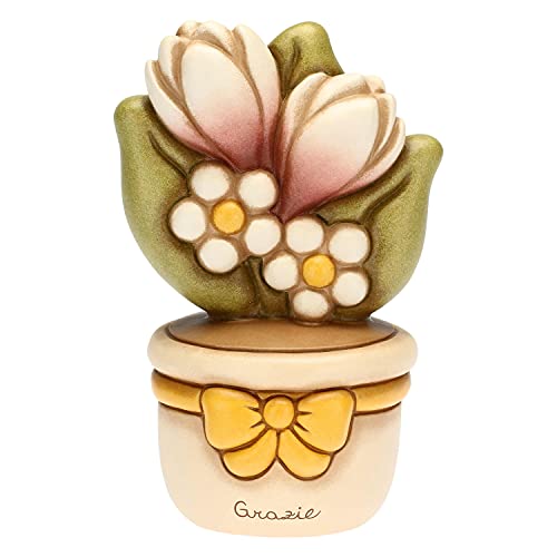 THUN Vasetto Decorativo con Fiori Bomboniere e Accessori per la Casa Ceramica Ø 9,5 cm; 16,5 cm h