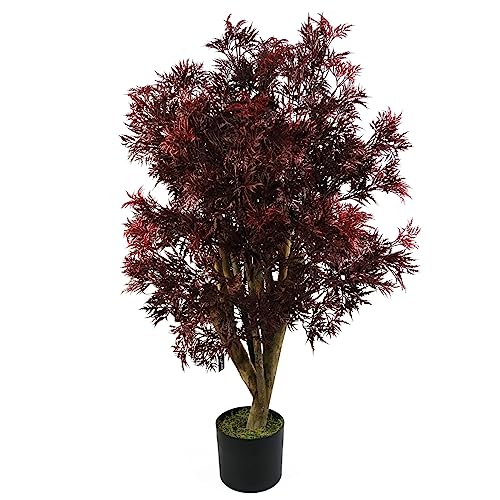 Leaf Albero artificiale molto grande, realistico, 40 cm, Podocarpus, 120 cm