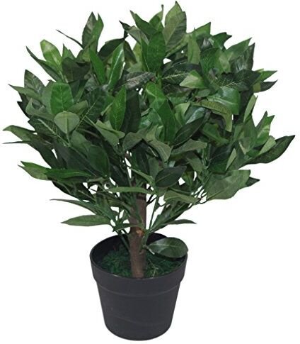 Leaf bay Tree 7090-7089-7207-7209 Design UK-Albero di Alloro Artificiale a Sfera, Arte topiaria, Verde, 50 cm