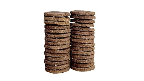 Generic Indian desi Gir Cow Dung Cake Antiinquinante Canfora Kande Utilizzare come fertilizzante da giardino Positività spirituale (30)