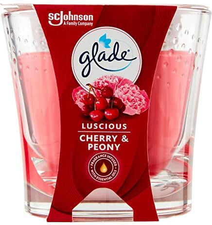 glade Candela Profumata Luscious Cherry & Peony