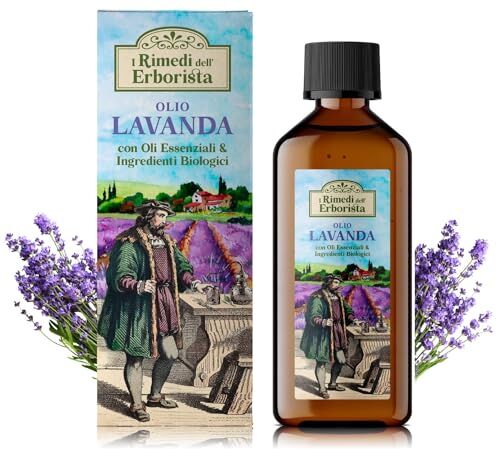 Regalo Festa Della Mamma Olio Essenziale Profumato – I Rimedi Dell’ Erborista – Oli essenziali per Diffusori 100 ml – Ingredienti Biologici – Massaggi – Aromaterapia – Profumo Per La Casa Lavanda