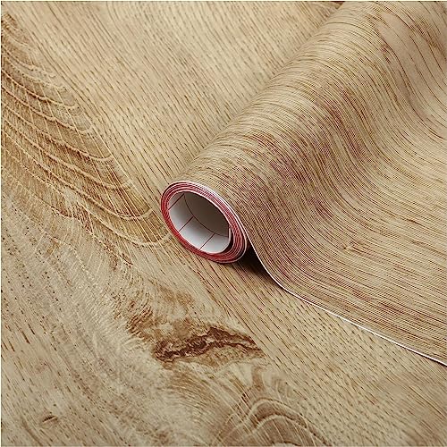 d-c-fix Pellicola Adesiva per mobili legno quercia rovere Ribbeck marrone PVC plastica vinile impermeabile decorativa per cucina, armadio, porta carta rivestimento 45 x 200 cm