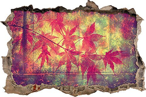 Pixxprint pixxp RINT 3D WD 2207 _ 62 x 42 Rosa Fogli svolta da Parete 3D Adesivo in Vinile da Parete, Multicolore, 62 x 42 x 0,02 cm