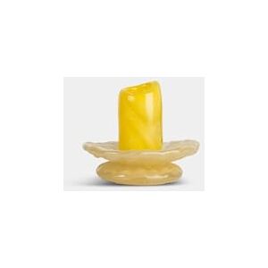 BY ON BYON Candlestick XS 5280607810 Portacandele in vetro soffiato a mano, 9 cm, colore: Giallo/Beige BY ON BYON Candlestick XS 5280607810 Portacandele in vetro soffiato a mano, 9 cm, colore: Giallo/Beige