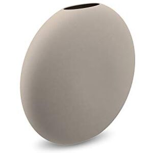 Cooee Design Vaso Pastille in ceramica color sabbia fatto a mano, diametro: 20 cm, altezza: 19 cm, Cooee Design Vaso Pastille in ceramica color sabbia fatto a mano, diametro: 20 cm, altezza: 19 cm,