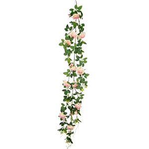 I.GE.A. Rosenranke - rosa - 125x16 cm - Fiore artificiale I.GE.A. Rosenranke - rosa - 125x16 cm - Fiore artificiale