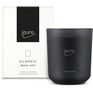 Ipuro Candela profumata classica decorativa NOIR Candela profumata in vetro con aroma duraturo di rosa, patchouli, legno di sandalo, eucalipto e cocco, ideale per occasioni romantiche Ipuro Candela profumata classica decorativa NOIR Candela profumata in vetro con aroma duraturo di rosa, patchouli, legno di sandalo, eucalipto e cocco, ideale per occasioni romantiche