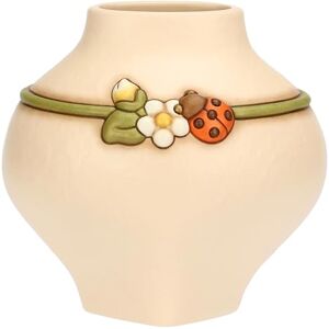 THUN Vaso con Coccinella, Medio, Ceramica, Collezione Country Bloom, 20,1 x 15,8 x 19,1 cm THUN Vaso con Coccinella, Medio, Ceramica, Collezione Country Bloom, 20,1 x 15,8 x 19,1 cm