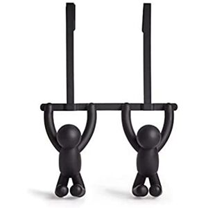 Appendiabiti Buddy Umbra 1004260-040 con doppi ganci - Plastica, Nero Appendiabiti Buddy Umbra 1004260-040 con doppi ganci - Plastica, Nero
