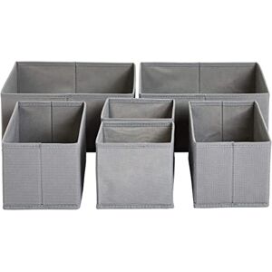 Set di Organizer di Stoccaggio Amazon Basics - 6 Pezzi Set di Organizer di Stoccaggio Amazon Basics - 6 Pezzi