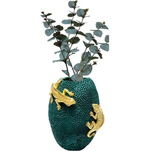 KARE Design Vaso Chameleon Jack Fruit, Verde/oro, 39 cm, camaleonte, rettili, accessorio stile esotico, giungla, portaoggetti, fioro freschi e secchi KARE Design Vaso Chameleon Jack Fruit, Verde/oro, 39 cm, camaleonte, rettili, accessorio stile esotico, giungla, portaoggetti, fioro freschi e secchi