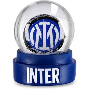 Palla di neve natalizia dell'Inter - Decorazione con Logo della Squadra Palla di neve natalizia dell'Inter - Decorazione con Logo della Squadra