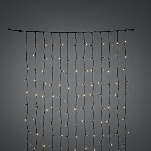 Konstsmide 4825 – 107/Ampliamento sistema LED/luce tenda/per esterno (IP44)/208 diodi bianco caldo/nero Soft cavo Konstsmide 4825 – 107/Ampliamento sistema LED/luce tenda/per esterno (IP44)/208 diodi bianco caldo/nero Soft cavo