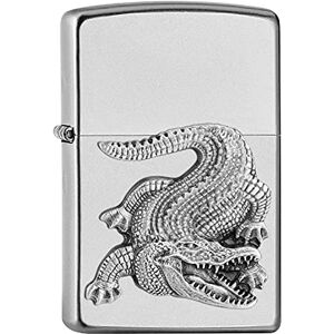 Accendino Zippo - Chrome satinato - Antivento - Ricaricabile - Made in USA Accendino Zippo - Chrome satinato - Antivento - Ricaricabile - Made in USA