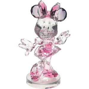 Enesco Sfaccettature Disney Facets Minnie Mouse in Posa Statuetta, Acrilico, Rosa, 3.94 inch Enesco Sfaccettature Disney Facets Minnie Mouse in Posa Statuetta, Acrilico, Rosa, 3.94 inch