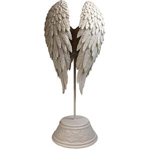 Nemesis Now Statuetta a forma di ali d'angelo, in resina, 26 cm, colore: Bianco Nemesis Now Statuetta a forma di ali d'angelo, in resina, 26 cm, colore: Bianco