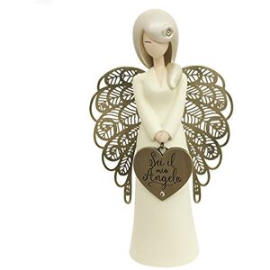 YOU ARE AN ANGEL Figurine Angelo, Bianco, 17.5 cm YOU ARE AN ANGEL Figurine Angelo, Bianco, 17.5 cm