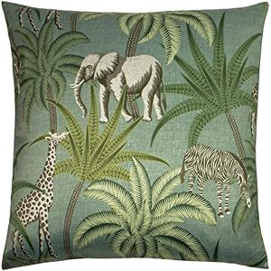 Fodera cuscino con sensazione di satin della parata botanica di Paoletti - Verde - Taglia unica Fodera cuscino con sensazione di satin della parata botanica di Paoletti - Verde - Taglia unica