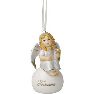 Goebel Statuetta di angelo, campanella d'angelo, sogni, gloria Natale Goebel Statuetta di angelo, campanella d'angelo, sogni, gloria Natale