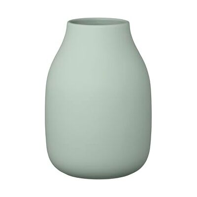 blomus Vaso Colora, vaso per fiori in ceramica, colore Desert Sage, dimensioni L, Ø 14 x 20 cm, realizzato a mano di alta qualità blomus Vaso Colora, vaso per fiori in ceramica, colore Desert Sage, dimensioni L, Ø 14 x 20 cm, realizzato a mano di alta qualità