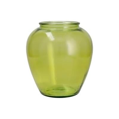 H&H Vaso Orcio in Vetro Riciclato Verde, Altezza 28 cm, Vaso Decorativo per Fiori Freschi e Secchi, Design Classico Elegante per Casa, Soggiorno, Cucina e Ufficio H&H Vaso Orcio in Vetro Riciclato Verde, Altezza 28 cm, Vaso Decorativo per Fiori Freschi e Secchi, Design Classico Elegante per Casa, Soggiorno, Cucina e Ufficio