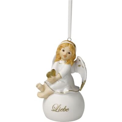 Goebel Statuetta di angelo campanella d'angelo amore Gloria Natale Goebel Statuetta di angelo campanella d'angelo amore Gloria Natale